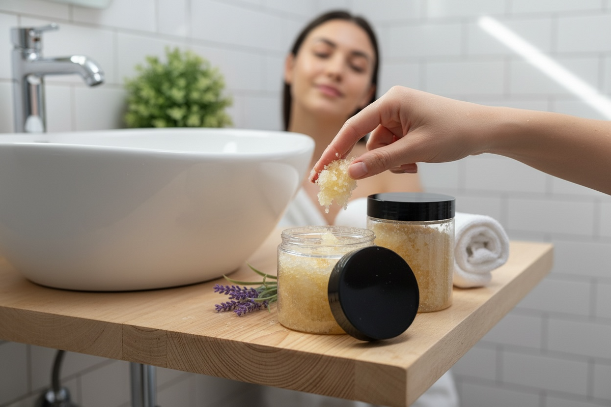 Amber Veil Sugar Scrub (Amber & Vanilla)