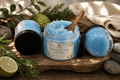 🌿 Earthen Veil Sugar Scrub (Bergamot & Cedarwood)